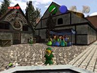 une photo d'Ã©cran de The Legend of Zelda - Ocarina of Time sur Nintendo 64